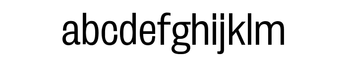 Salford Sans VF Regular Font LOWERCASE