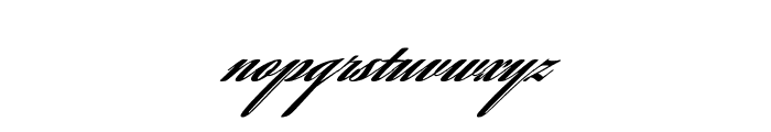SavannaScript Black Font LOWERCASE