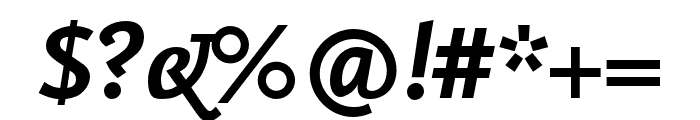 Scala Sans Pro Bold Italic Font OTHER CHARS