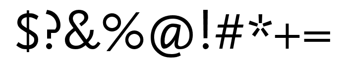 Scala Sans Pro Regular Font OTHER CHARS