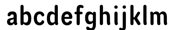 Scheme Regular Font LOWERCASE