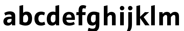 Schnebel Sans Pro Comp Bold Font LOWERCASE