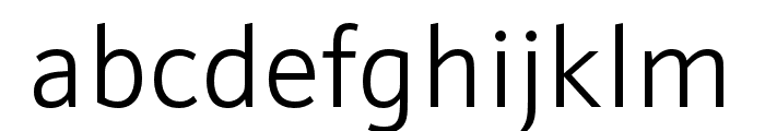 Schnebel Sans Pro Comp Light Font LOWERCASE