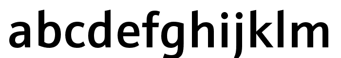 Schnebel Sans Pro Comp Medium Font LOWERCASE