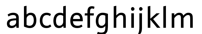Schnebel Sans Pro Comp Regular Font LOWERCASE