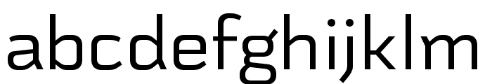 Schwager Sans Regular Font LOWERCASE