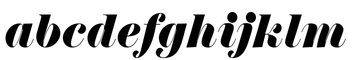 Scotch Display Compressed Fat Italic Font LOWERCASE