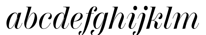 Scotch Display Compressed Medium Italic Font LOWERCASE