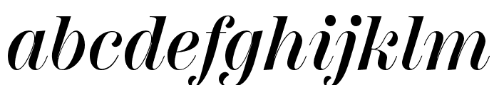 Scotch Display Compressed SemiBold Italic Font LOWERCASE