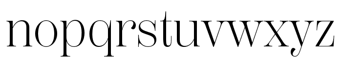Scotch Display Condensed Light Font LOWERCASE