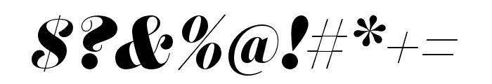 Scotch Display Fat Italic Font OTHER CHARS