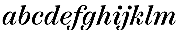 Scotch Text Condensed Medium Italic Font LOWERCASE