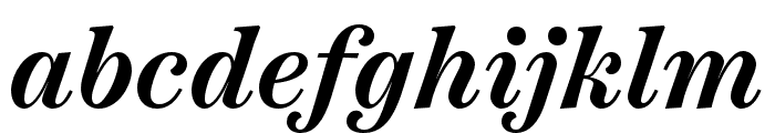 Scotch Text Condensed SemiBold Italic Font LOWERCASE