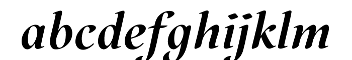 Scrivano Bold Italic Font LOWERCASE