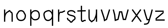 Seismic Aftershock Bangla Regular Font LOWERCASE