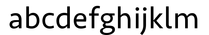 Seravek Basic Regular Font LOWERCASE