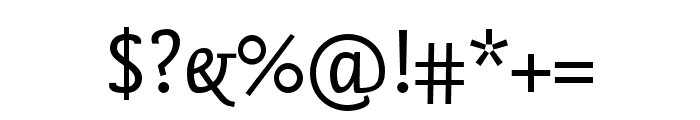 Seria Sans Pro Italic Font OTHER CHARS