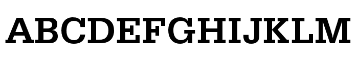 Serifa Condensed Medium Font UPPERCASE