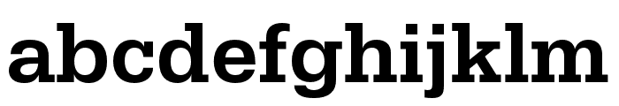Serifa Condensed Medium Font LOWERCASE