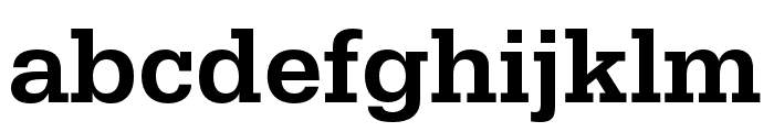 Serifa Medium Font LOWERCASE