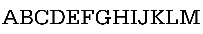 Serifa Regular Font UPPERCASE