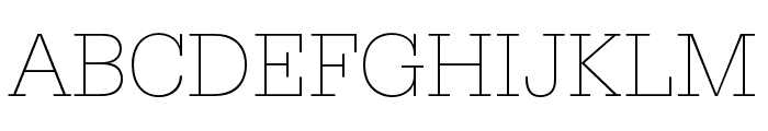 Serifa Thin Font UPPERCASE