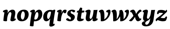 Servus Slab Bold Italic Font LOWERCASE