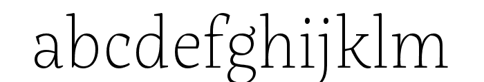 Servus Slab Thin Font LOWERCASE
