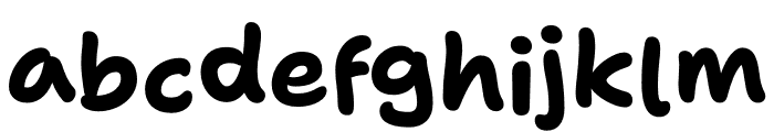 Shantell Sans Bouncy Bold Font LOWERCASE