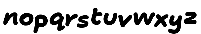 Shantell Sans Bouncy ExtraBold Italic Font LOWERCASE