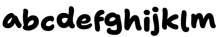 Shantell Sans Bouncy ExtraBold Font LOWERCASE