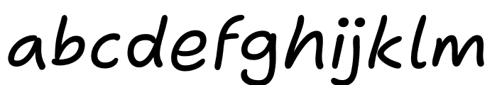 Shantell Sans Informal Italic Font LOWERCASE