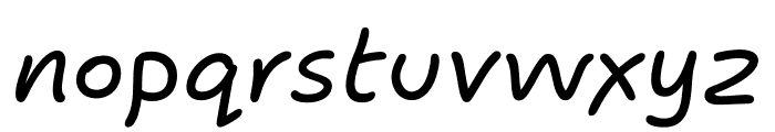 Shantell Sans Informal Italic Font LOWERCASE