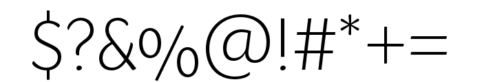 Sharik Sans Light Italic Font OTHER CHARS