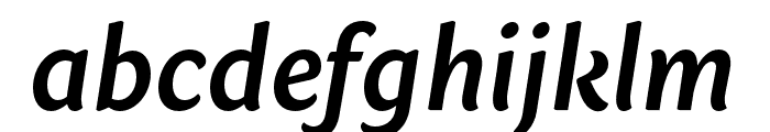 Sharik Sans SemiBold Italic Font LOWERCASE