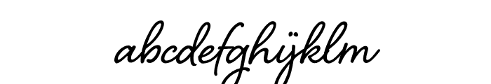 Shelby Regular Font LOWERCASE