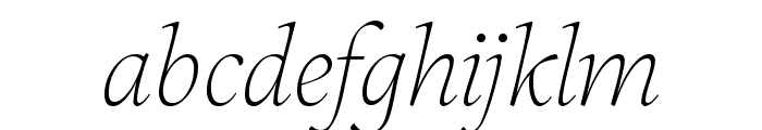 Sherborne Variable Italic Font LOWERCASE