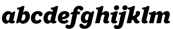 Shift Black Italic Font LOWERCASE