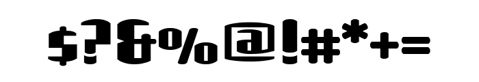 Shimano RoundBlackNarrow Font OTHER CHARS
