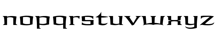 Shogun LightExtended Font LOWERCASE