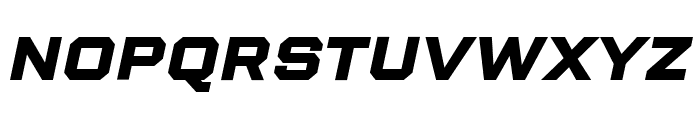 Shuttleblock Bold Italic Font UPPERCASE
