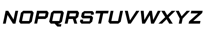 Shuttleblock Condensed Demi Italic Font UPPERCASE