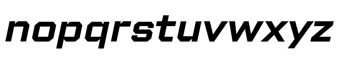 Shuttleblock Condensed Demi Italic Font LOWERCASE