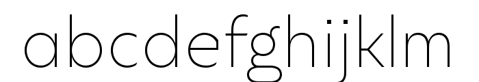 Sigmund PRO ExtraLight Font LOWERCASE