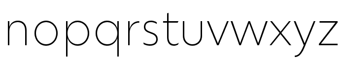 Sigmund PRO ExtraLight Font LOWERCASE