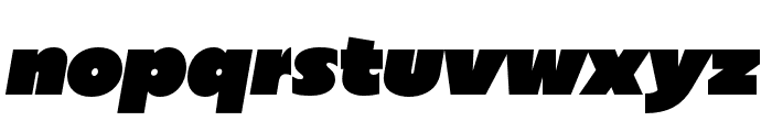 Sigmund PRO Heavy Italic Font LOWERCASE