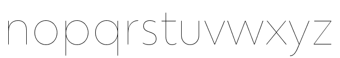 Sigmund PRO Thin Font LOWERCASE