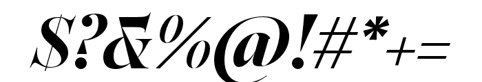 Sigurd Extra Bold Italic Font OTHER CHARS