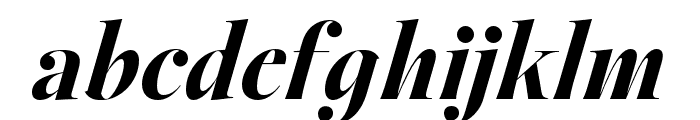 Sigurd Extra Bold Italic Font LOWERCASE