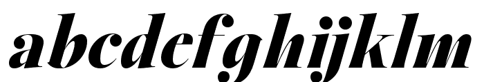 Sigurd Heavy Italic Font LOWERCASE